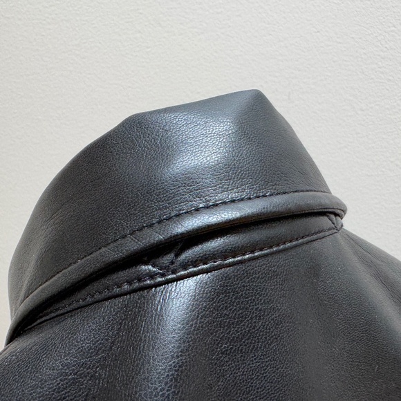 Wilfred Black Leather Jacket - Picture 10 of 14